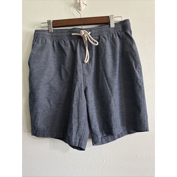 DUCKHEAD Men's Shorts M Blue Performance Comfort Everyday Short w/ Drawstring - Picture 1 of 5